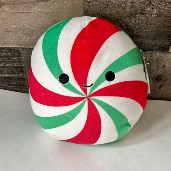 Dulce the Peppermint Candy Squishmallow Plushie 8” New with Tags Holiday Release - Picture 2 of 4